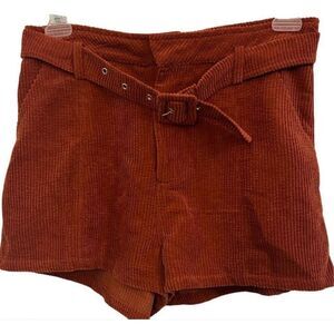 #NWT Large #Altar'd State #Corduroy Shorts Belted Copper Colored New With Tags F
